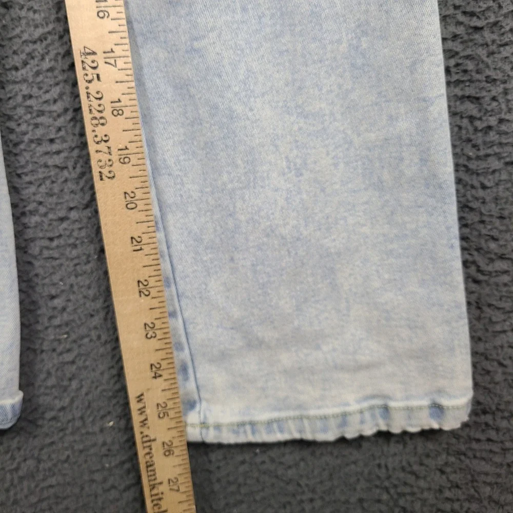 True Religion Leila Girls High Rise Wide Leg Cargo Jeans Light Wash Pink 12